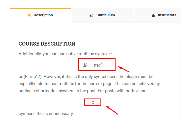 Description Page of LearnPress Course Detail