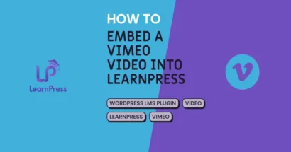 How to Embed a Vimeo Video into LearnPress