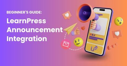 Inform Students With LearnPress Announcement Integration