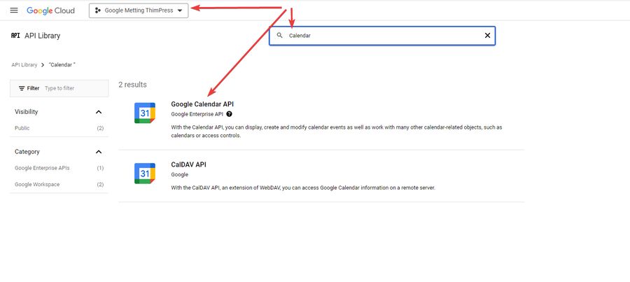 Google Calendar API