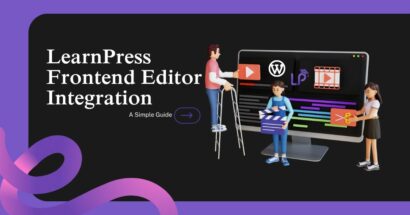 Create Courses With LearnPress Frontend Editor Integration