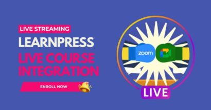 Create Live Courses with LearnPress Live Course Integration