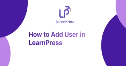 How to Add User in LearnPress