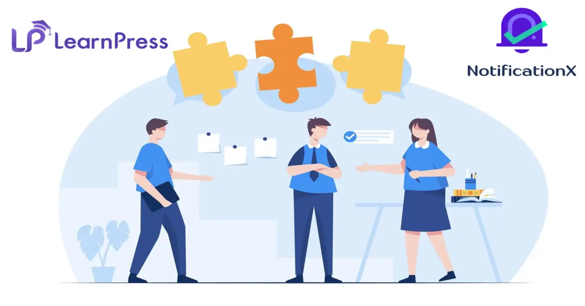 LearnPress Notificationx Collaboration