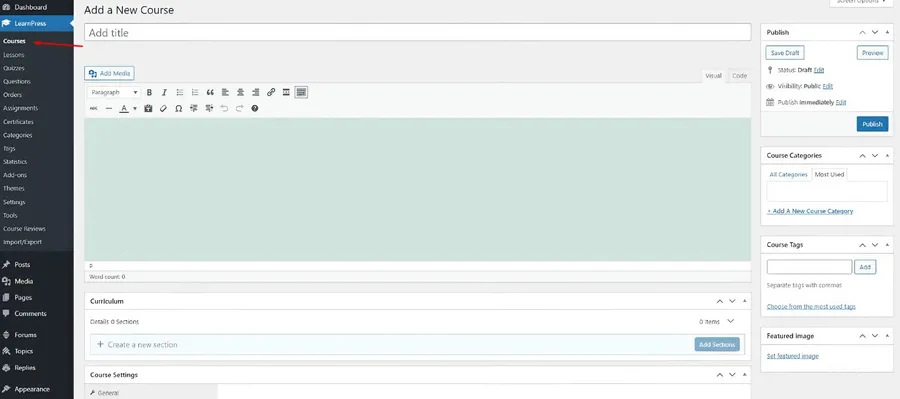 LearnPress User Experience