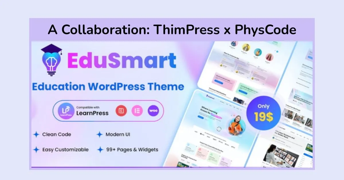 EduSmart Education WordPress Theme