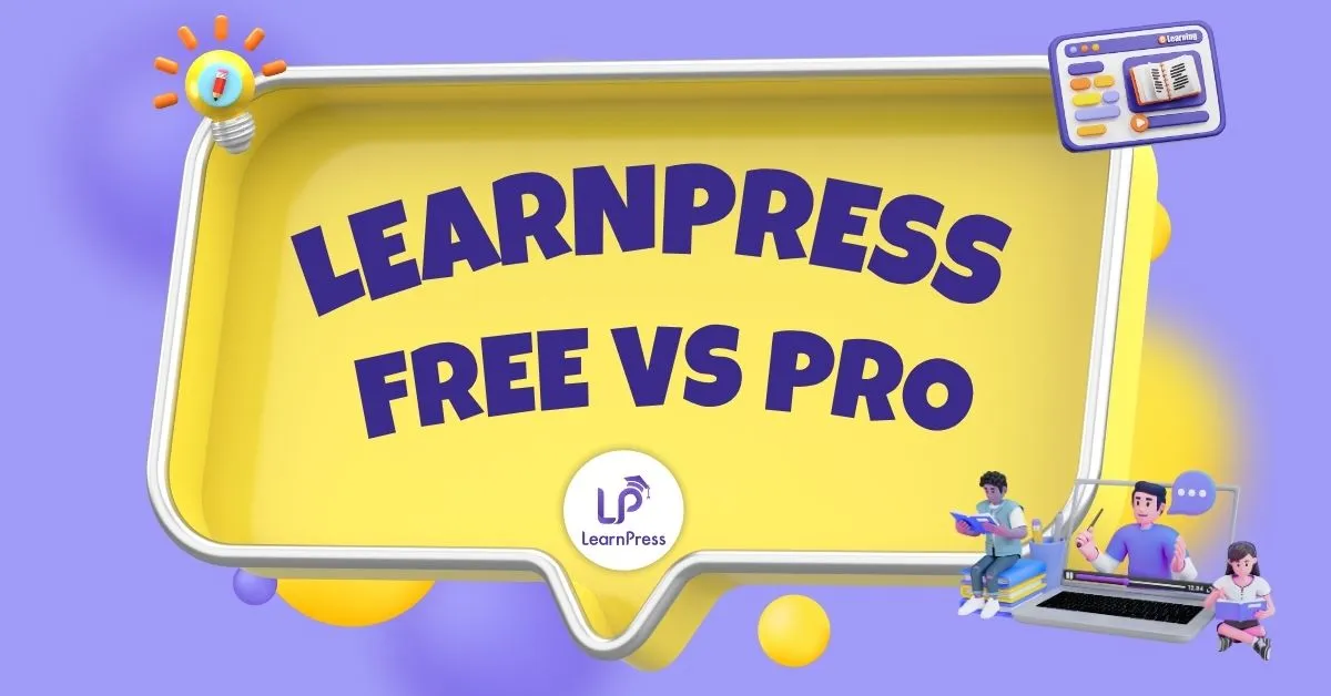 Learnpress free vs pro