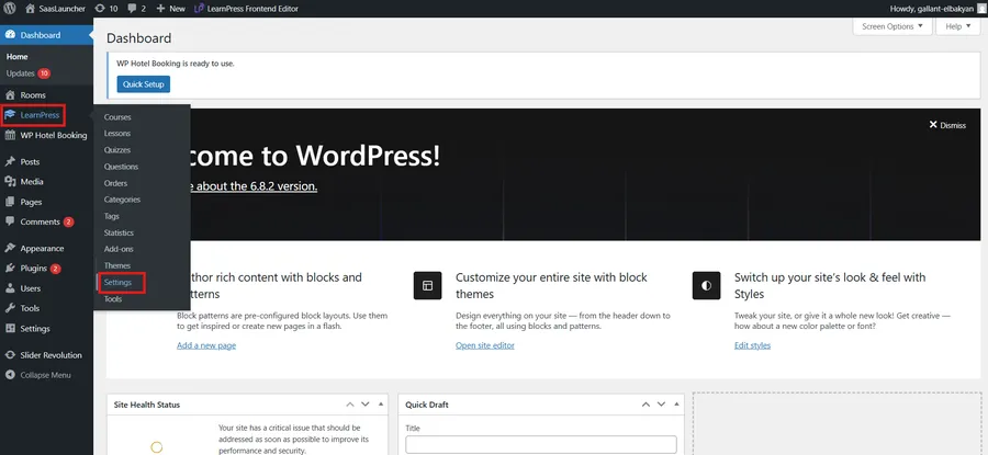LearnPress Settings