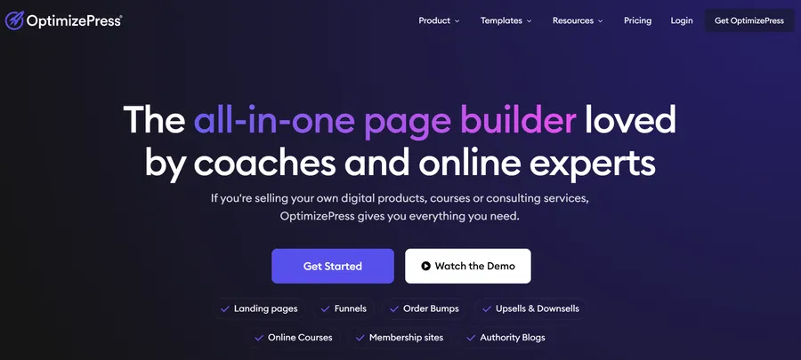 optimizepress-landing page design