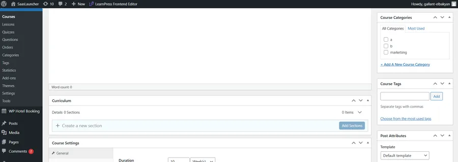 Organize Categories and Tags