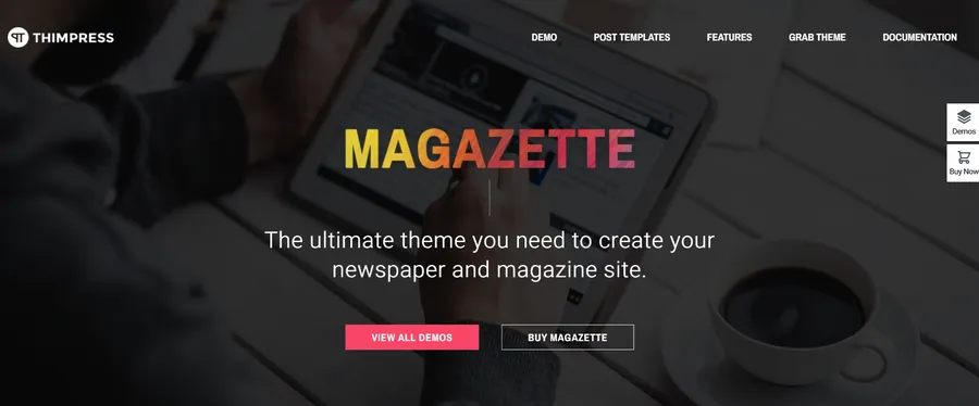 magazette - best seo wordpress theme