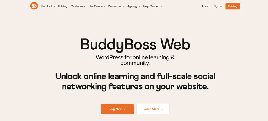 Buddyboss - WordPress membership plugins
