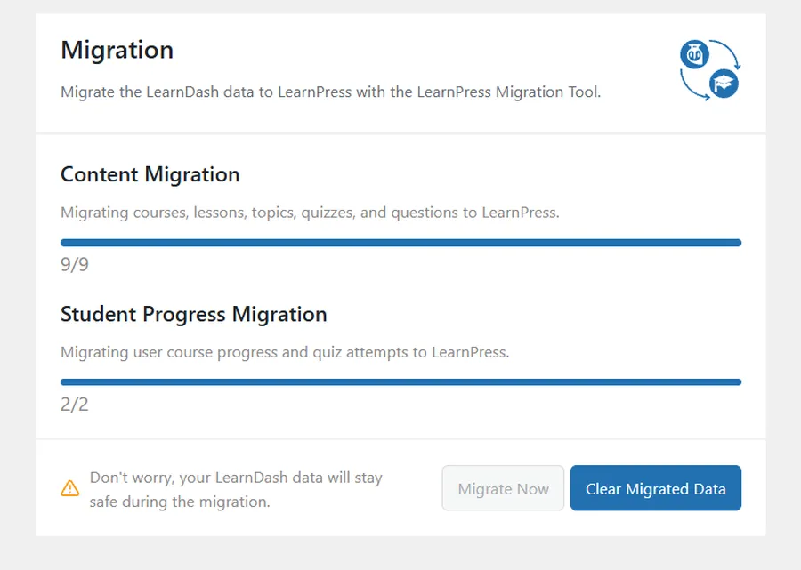 migrate LearnDash to LearnPress