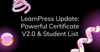 LearnPress Update: Powerful Certificate V2.0 & Student List