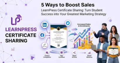 LearnPress Certificate Sharing: 5 Ways to Boost Sales