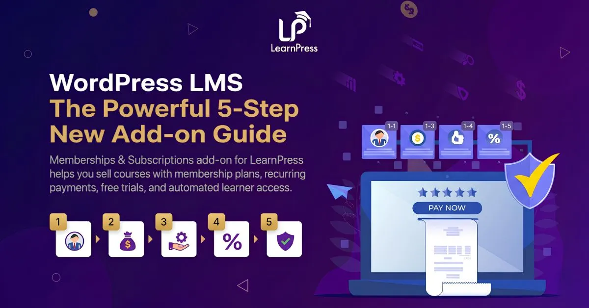 WordPress LMS Membership The Powerful 5-Step New Add-on Guide
