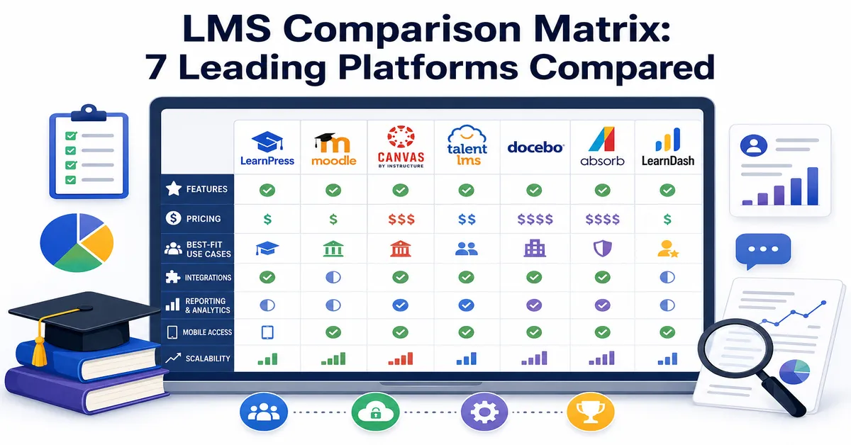 Complete Learning Management System Comparison Matrix