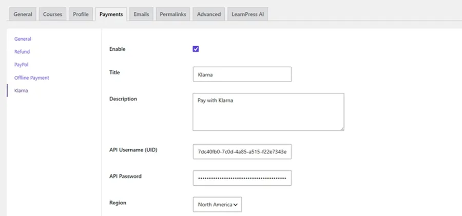 Setting up flexible payment methods in LearnPress
