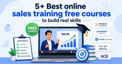 5+ Best online sales training free courses to build real skills