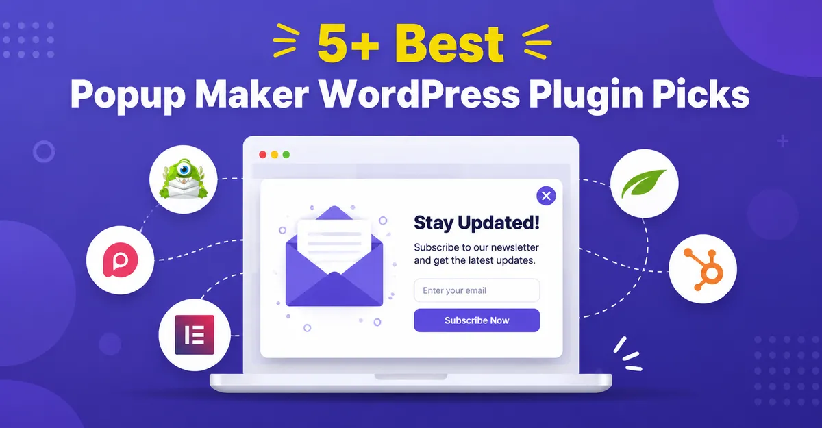 5+ Best Popup Maker WordPress Plugin Picks