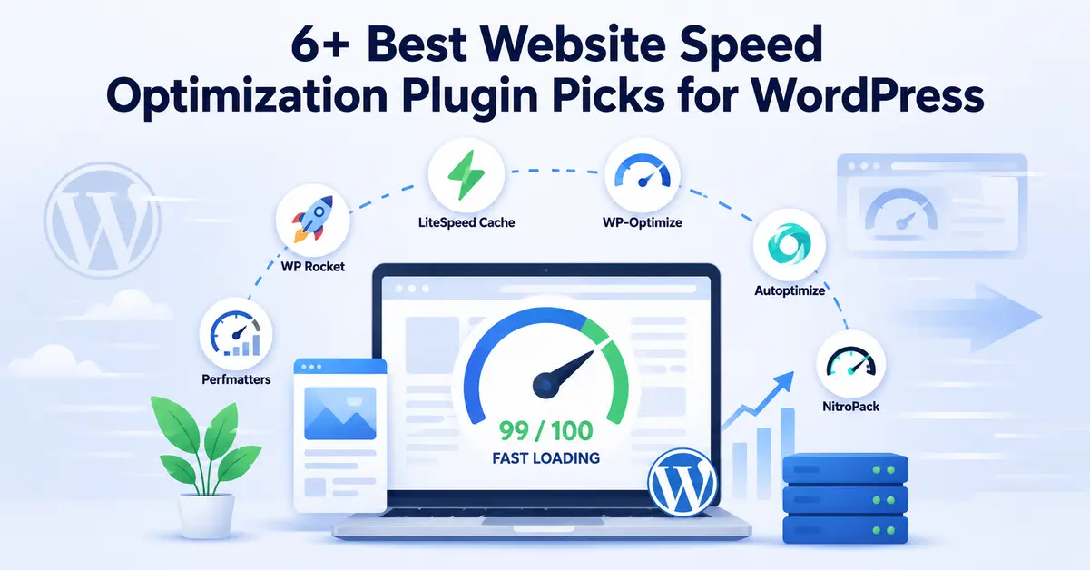 6+ Best Website Speed Optimization Plugin Picks for WordPress