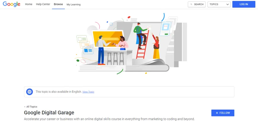 Google Digital Garage and Skillshop