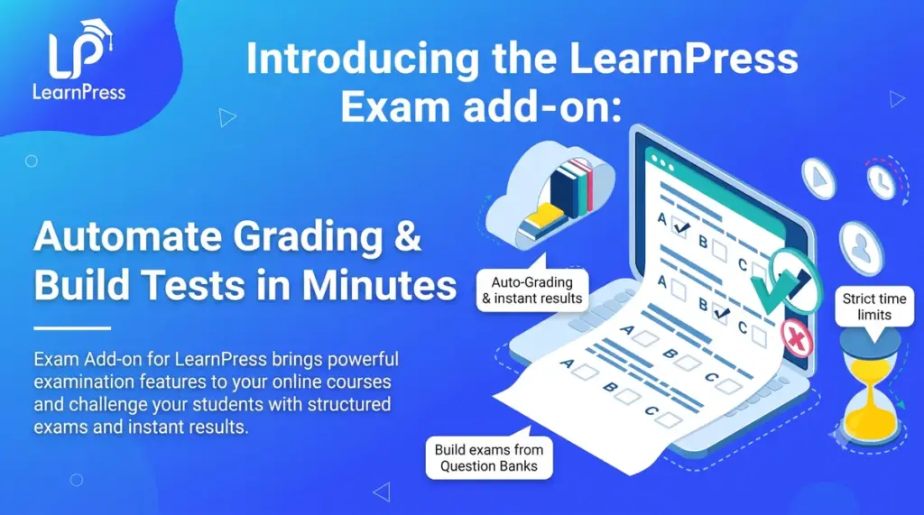 learnpress exam add-on