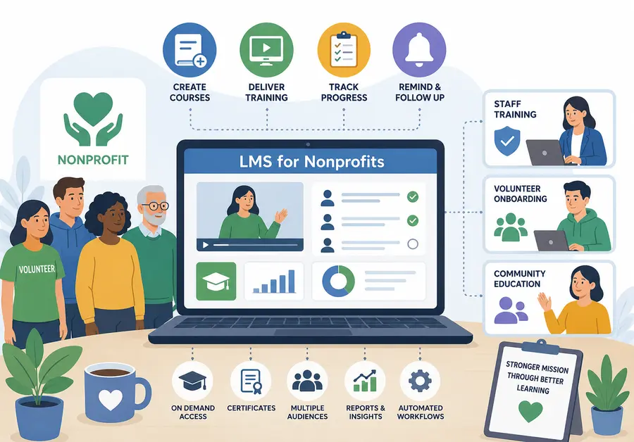 What is a learning management system for nonprofits?