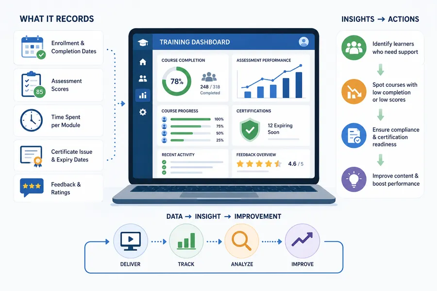 How employee training tracking software works

