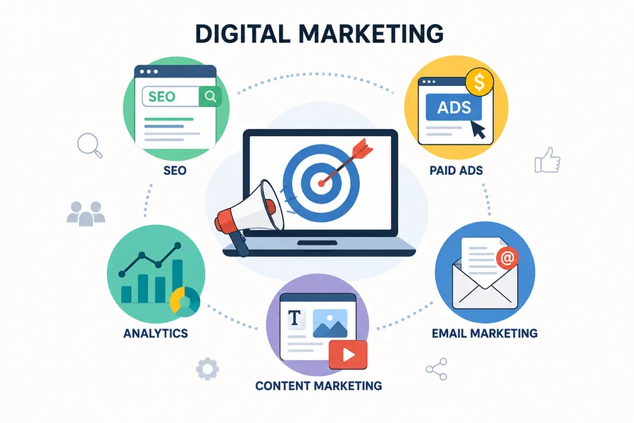 What digital marketing actually involves