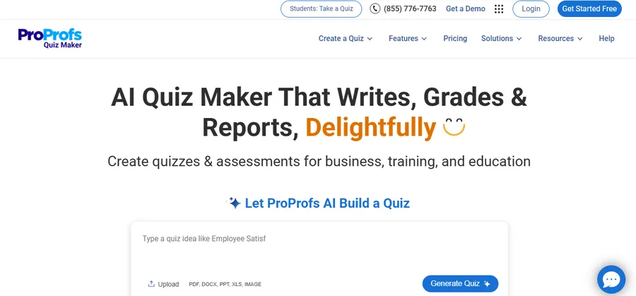 ProProfs Quiz Maker
