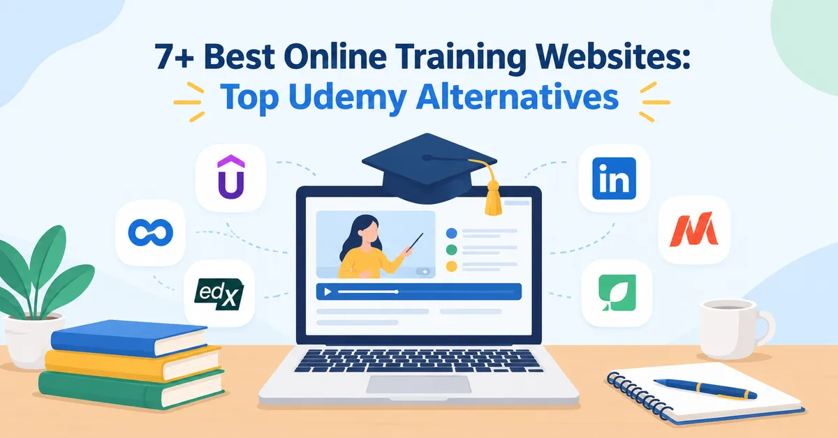 7+ Best Online Training Websites: Top Udemy Alternatives