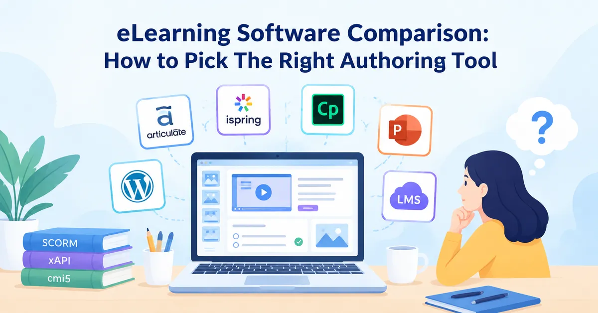 eLearning Software Comparison: How to Pick The Right Authoring Tool