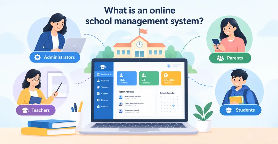 What is an online school management system?