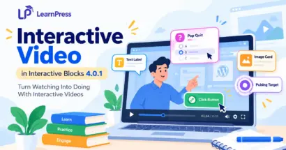LearnPress Interactive Video: Meet Interactive Blocks 4.0.1