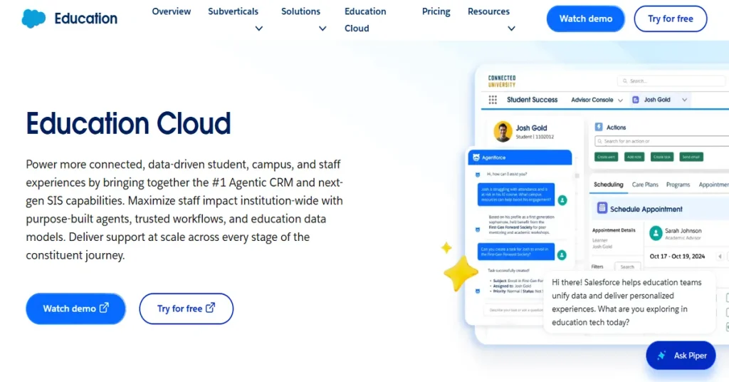Salesforce Education Cloud